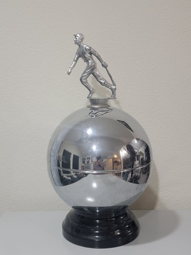 Vintage 1950s art deco chrome - deco,