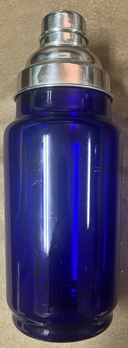 Cobalt blue cocktail shaker - cocktail,