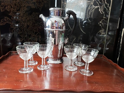 Vtg rare art deco - vtg, chrome
