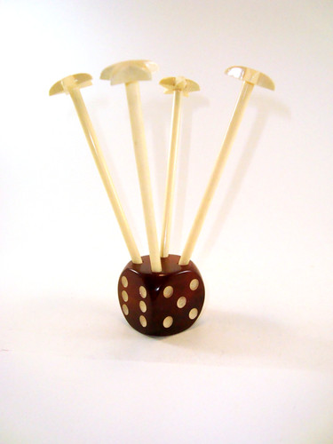 Art deco french amber - amber, bakelite