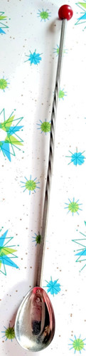 Vintage cocktail stirrer spoon - vintage,