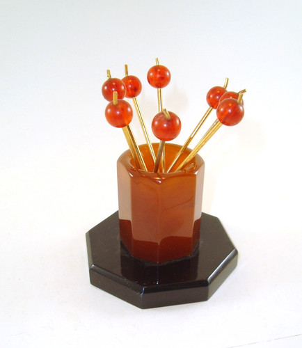 Art deco amber black - deco, &